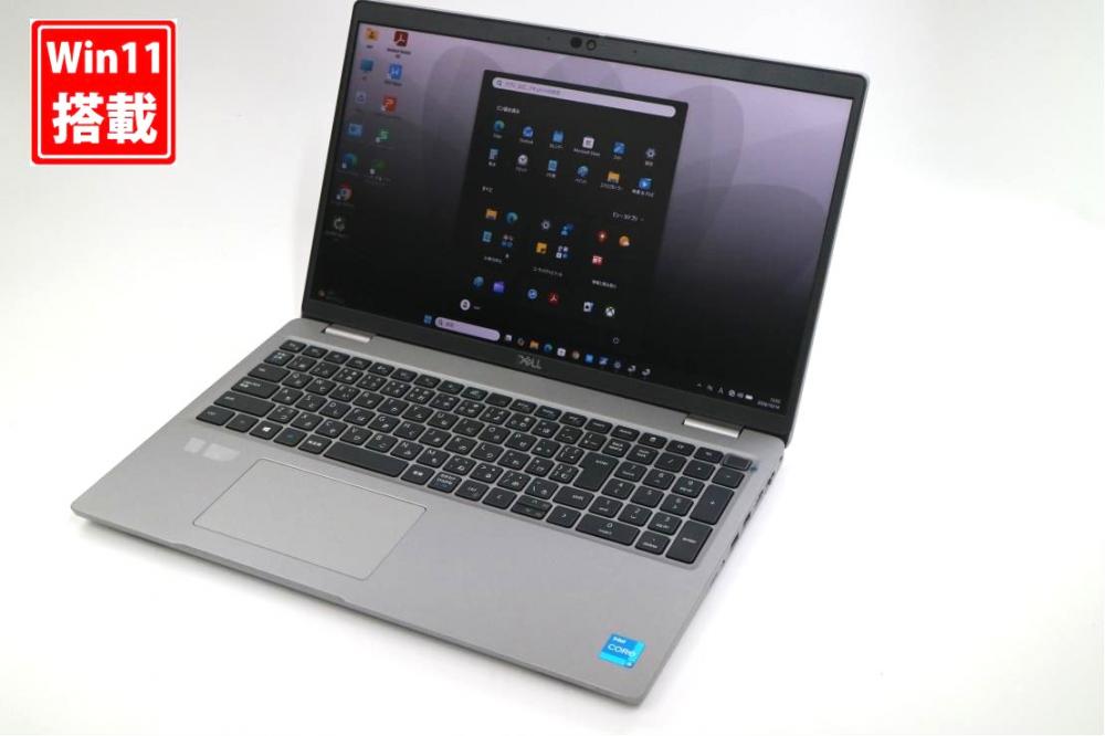 良品 フルHD 15.6型 DELL Latitude 5520 Windows11 第11世代 i5-1145G7 8GB NVMe 256GB-SSD カメラ Office付き 中古パソコン 管:1150s