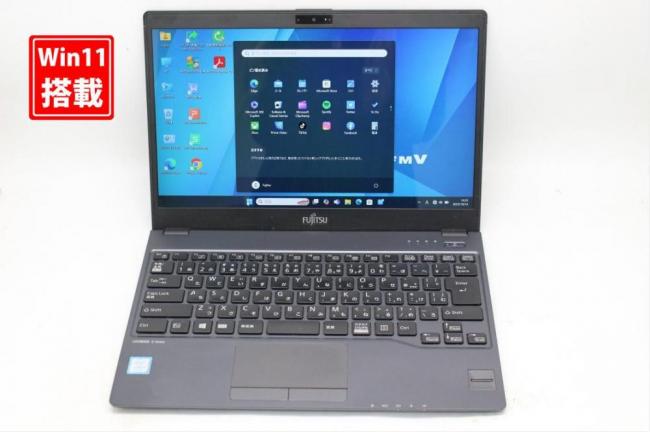 良品 フルHD 13.3型 Fujitsu LIFEBOOK U938s Windows11 第8世代 i5-8350u 8GB 128GB-SSD カメラ 無線 Office付き 中古パソコン 管:1408s