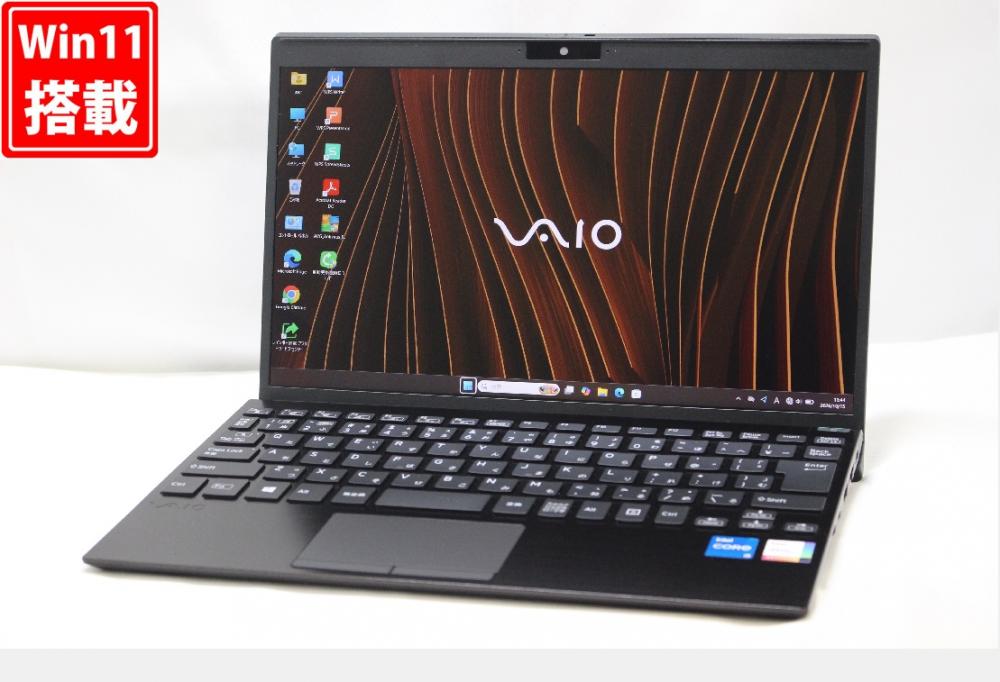 中古 フルHD 12.5型 VAIO ProPJ VJPJ21 Windows11 第11世代 i5-1135G7 8GB NVMe 256GB-SSD カメラ 無線Wi-Fi6 Office付き 中古パソコン 管:1206w