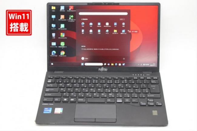 中古 フルHD 13.3型 Fujitsu LIFEBOOK U9312K Windows11 10コア 第12世代 i7-1265u 16GB NVMe 256GB-SSD カメラ LTE 無線Wi-Fi6 Office付き 中古パソコン 管:1429s