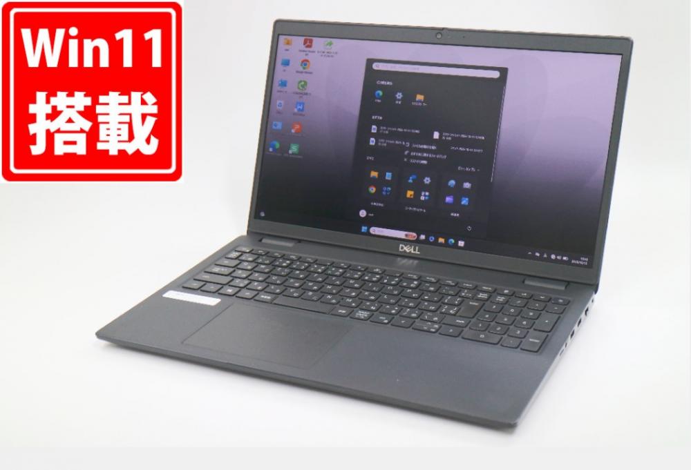 中古 フルHD 15.6型 DELL Latitude 3520 Windows11 第11世代 i5-1135G7 4GB NVMe 128GB-SSD カメラ 無線 Office付き 中古パソコン 管:1547m
