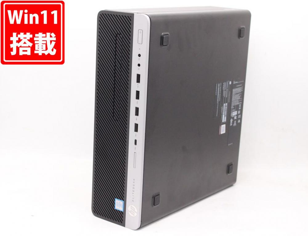 中古美品 HP EliteDesk 800 G5 SFF Windows11 8コア 九世代 i9-9900 16GB NVMe 512GB-SSD AMD Radeon R7 430 Office付 中古パソコン 管:1547h