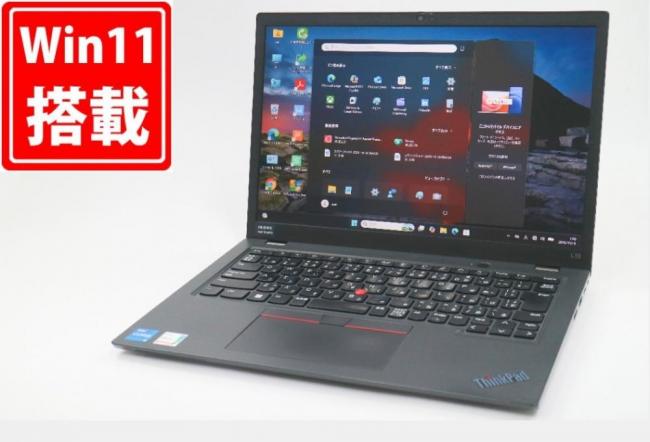 中古 フルHD対応WUXGA 13.3型 Lenovo ThinkPad L13 Gen3 Windows11 10コア 第12世代 i5-1235U 16GB NVMe 256GB-SSD カメラ 無線Wi-Fi6 Office付き 中古パソコン 管:1135m