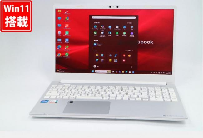 良品 フルHD 15.6型 TOSHIBA dynabook P1-E8VJ-BS Windows11 12コア 第12世代 i7-1260P 16GB NVMe 256GB-SSD カメラ 無線Wi-Fi6 Office付き 中古パソコン 管:1536v