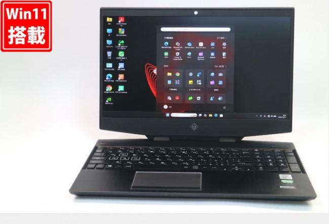 ゲーミングPC 良品 フルHD 15.6型 HP OMEN Laptop 15-dh1004TX Windows11 8コア 第10世代 i9-10885H 32GB NVMe 512GB-SSD + 1TB-HDD NVIDIA GeForce RTX 2080 Super with Max-Q