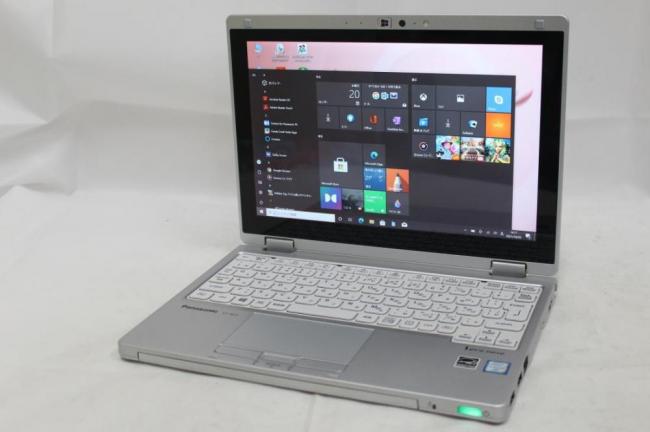  1500時間 中古美品 フルHD タッチ 10.1型 Panasonic CF-RZ5PDRVS Windows10 CoreM5-6Y57 8GB 256G-SSD カメラ 無線 Office付