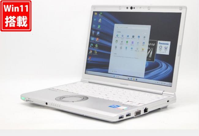 充放電回数56回  良品 フルHD対応WUXGA 12.1型 Panasonic Let's Note CF-SV1RDLVS Windows11 第11世代 i5-1145g7 16GB NVMe 256GB-SSD カメラ 無線Wi-Fi6 Office付き 中古パソコン 管:0915r