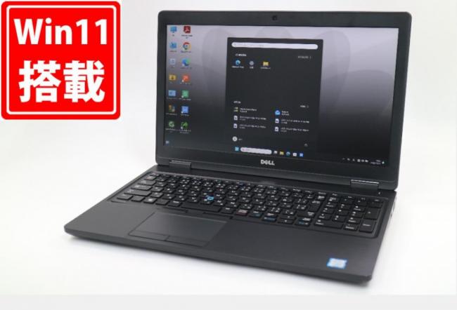 良品 フルHD 15.6型 DELL Latitude 5580 Windows11 七世代 i7-7820HQ 16GB 512GB-SSD NVIDIA GeForce 940MX カメラ 無線 Office付き 中古パソコン 管:1052m