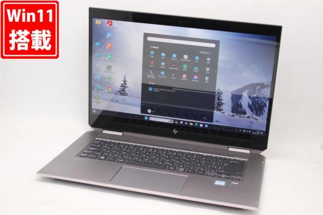 中古良品 フルHD タッチ 15.6型 HP ZBook Studio x360 G5 Convertible Workstation Windows11 九世代 i7-9750H 16GB NVMe 512GB-SSD NVIDIA Quadro P1000 カメラ LTE 無線 管:1640h