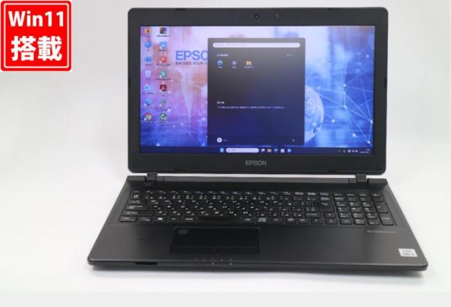 中古 フルHD 15.6型 EPSON Endeavor NJ4400 Windows11 第10世代 i5-10210U 8GB 256GB-SSD カメラ 無線Wi-Fi6 Office付き 中古パソコン 管:1711v