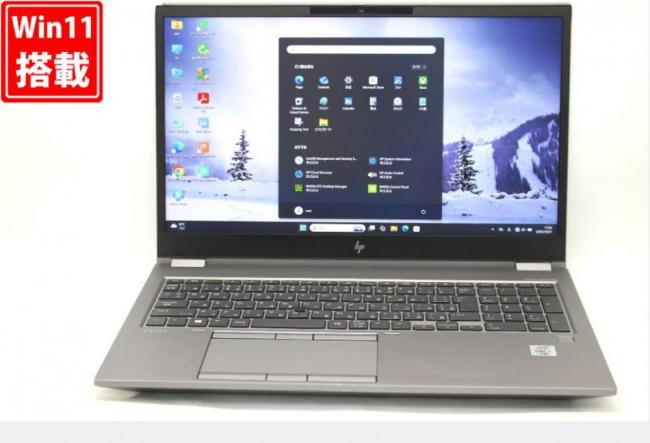 ゲーミングPC  中古 フルHD 15.6型 HP ZBook Fury 15 G7 Workstation Windows11 第10世代 i7-10850H 32GB NVMe 1TB-SSD NVIDIA Quadro RTX 3000 カメラ LTE 無線Wi-Fi6 Office付き 中古