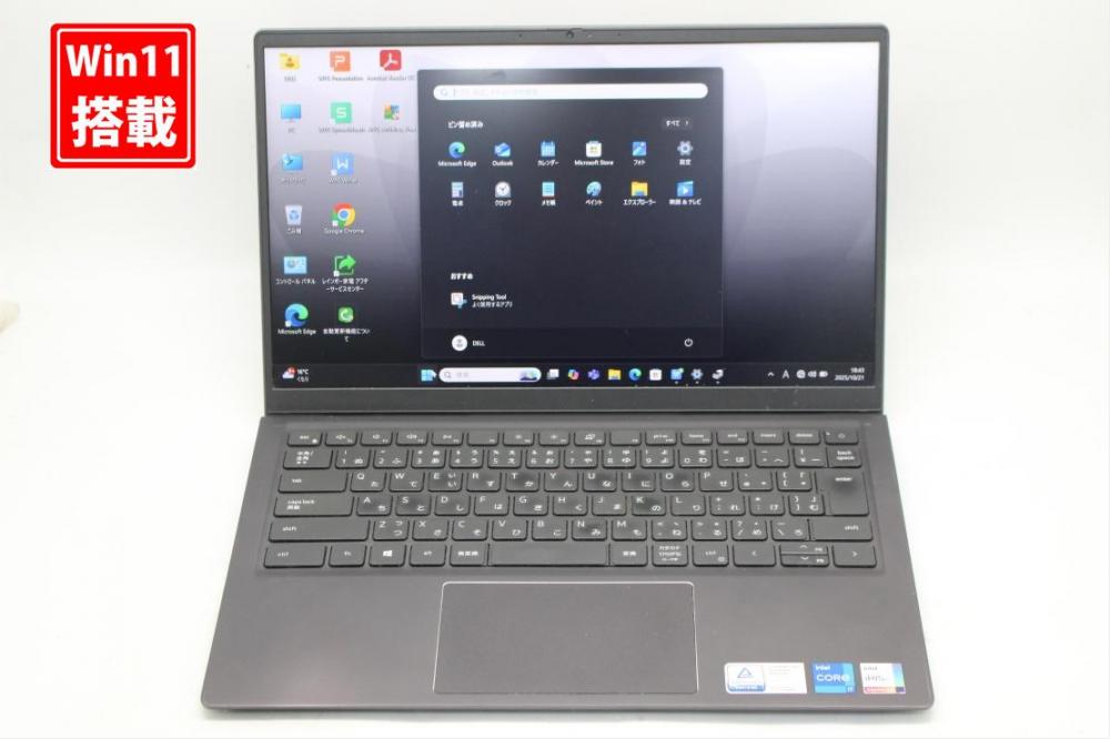 中古 フルHD 14型 DELL VOSTRO 14 5410 Windows11 第11世代 i7-11390H 16GB NVMe 512GB-SSD カメラ 無線Wi-Fi6 Office付き 中古パソコン 管:1817s