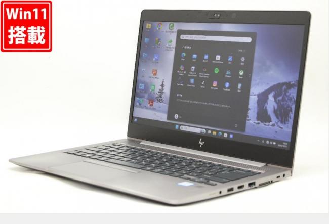 ゲーミングPC  中古 フルHD 14型 HP ZBOOK 14u G5 Windows11 第8世代 i7-8550u 16GB NVMe 512GB-SSD Radeon Pro WX3100 カメラ 無線 Office付き 中古パソコン 管:0935r