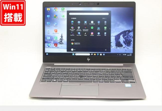 中古良品 フルHD 14型 HP ZBook 14U G6 Windows11 第8世代 i7-8565U 16GB NVMe 512GB-SSD カメラ 無線Wi-Fi6 Office付き 中古パソコン 管:0933v