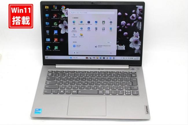 良品 フルHD 14型 Lenovo ThinkBook 14 G4 Windows11 第11世代 i5-1135G7 8GB NVMe 256GB-SSD カメラ 無線Wi-Fi6 Office付き 中古パソコン 管:1055s