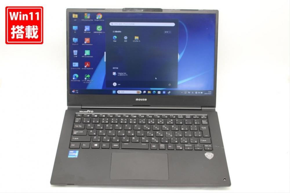 中古 フルHD 14型 Mouse MPRO-NB420Z Windows11 第11世代 i7-1165g7 40GB NVMe 512GB-SSD カメラ 無線Wi-Fi6 Office付き 中古パソコン 管:1628s