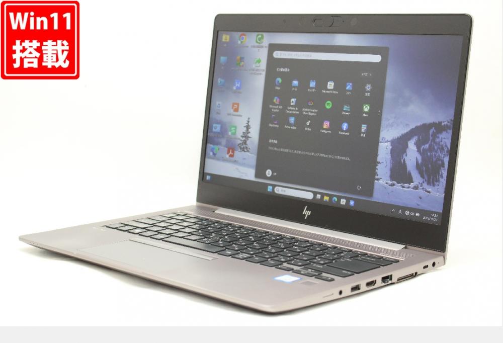 ゲーミングPC  中古 フルHD 14型 HP ZBOOK 14u G5 Windows11 第8世代 i7-8550u 16GB NVMe 512GB-SSD Radeon Pro WX3100 カメラ 無線 Office付き 中古パソコン 管:1735r