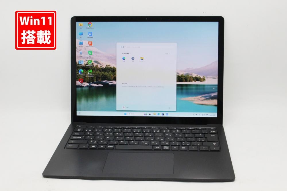 中古美品 2K対応 タッチ 13.5型 Microsoft Surface Laptop4 Windows11 第11世代 i5-1145g7 16GB NVMe 512GB-SSD カメラ 無線Wi-Fi6 Office付き 中古パソコン 管:1846k