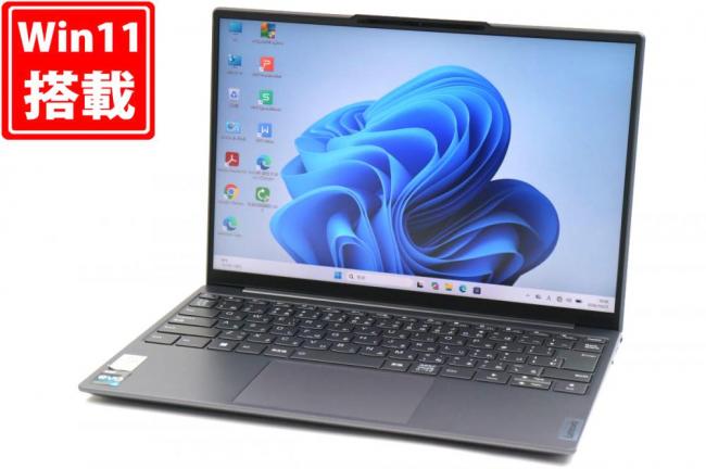 中古美品 2K液晶 13型 Lenovo Yoga Slim 7 Carbon 13IAP7 Windows11 12コア 第12世代 i7-1260P 16GB NVMe 512GB-SSD カメラ 無線Wi-Fi6 Office付き 中古パソコン 管:0939h