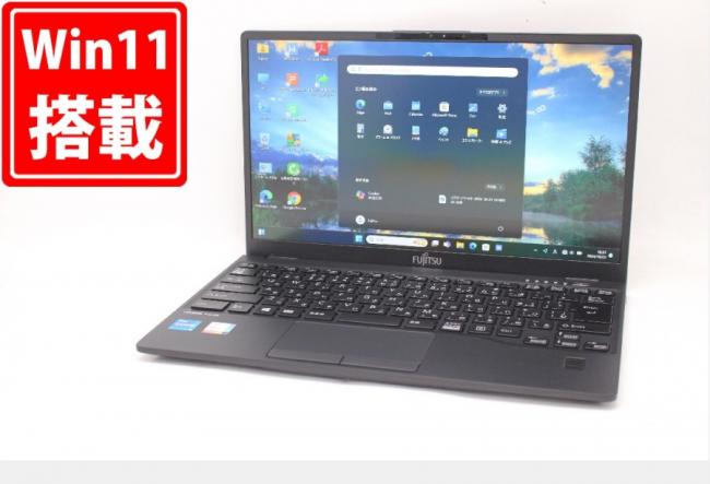 充放電回数11回  1016時間 美品 フルHD 13.3型 Fujitsu LIFEBOOK U9311F Windows11 第11世代 i5-1145G7 8GB NVMe 256GB-SSD カメラ 無線Wi-Fi6 Office付 中古パソコン 管:1045m