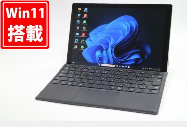 充放電回数42回 使用1233時間 良品 2K液晶 タッチ 12型 Microsoft Surface Pro7 Windows11 第10世代 i7-1065G7 16GB NVMe 512GB-SSD カメラ 無線Wi-Fi6 Office付き 中古パソコン 管:1445m