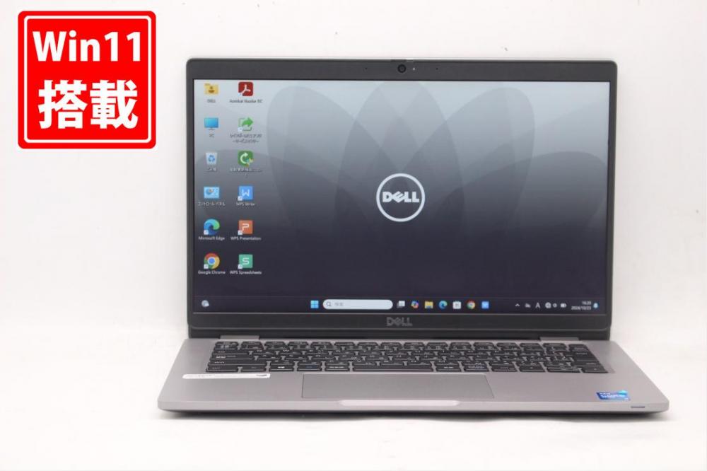 中古良品 フルHD 13.3型 DELL Latitude 5320 Windows11 第11世代 i5-1145g7 8GB NVMe 256GB-SSD カメラ 無線Wi-Fi6 Office付 中古パソコン 管:1610x