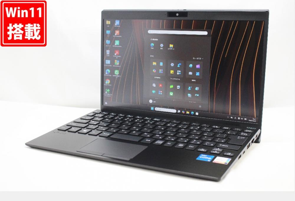中古 フルHD 12.5型 SONY VAIO Pro VJPJ211KBE1B Windows11 第11世代 i5-1135G7 8GB NVMe 256GB-SSD カメラ 無線Wi-Fi6 Office付き 中古パソコン 管:1684r