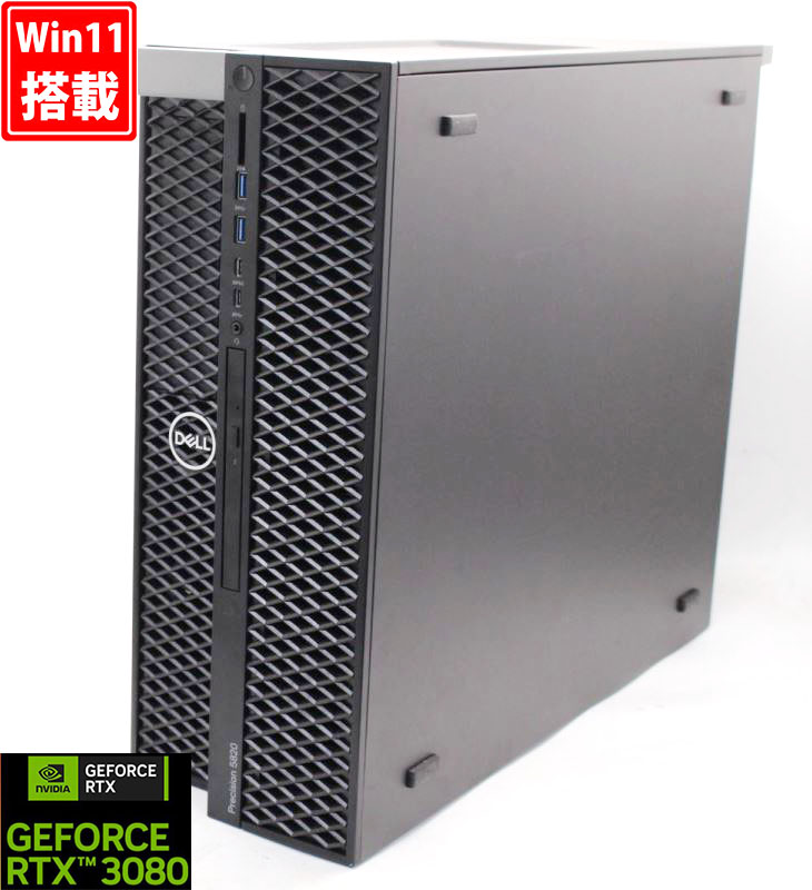 即日発送 中古美品 DELL Precision 5820 Tower Windows11 Xeon W-2235/ メモリ-128GB/ 爆速NVMe式新品1TB-SSD ZOTAC GeForce RTX 3080 Office付 Win11管:1059h