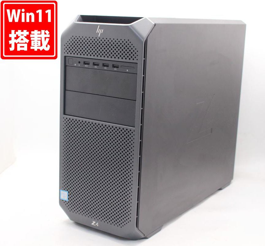 ゲーミングPC  中古美品 HP Z4 G4 Workstation Windows11 Xeon W2123 64GB NVMe 1TB-SSD NVIDIA Quadro P4000 Office付 中古パソコン 管:1839h