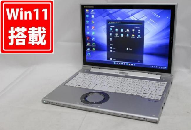  良品 フルHD タッチ 12型 Panasonic CF-XZ6RD3VS Windows11 七世代 i5-7300U 8GB 256G-SSD カメラ WWAN 無線 Office付 中古パソコン 税無
