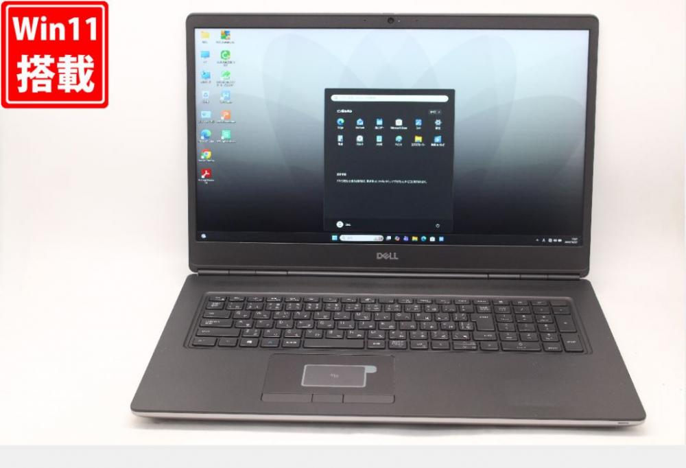 ゲーミングPC  美品 フルHD 17.3型 DELL Precision 7760 Windows11 8コア 第11世代 i7-11850H 32GB NVMe 512GB-SSD NVIDIA RTX A5000 Laptop カメラ 無線Wi-Fi6 Office付き 中古パソコン 管:17