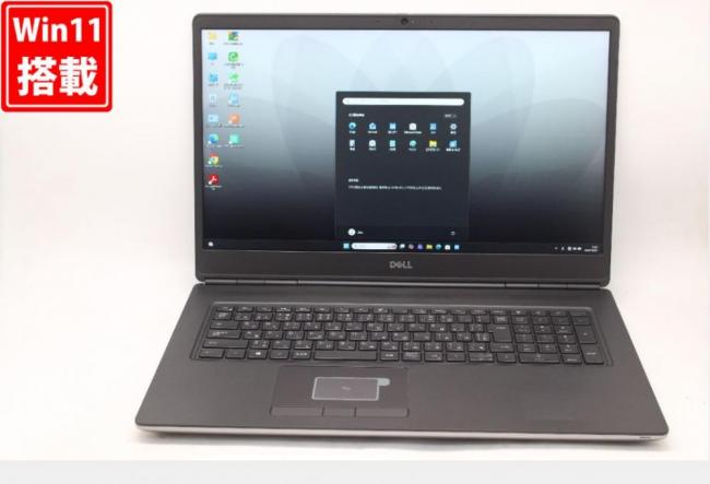 ゲーミングPC  美品 フルHD 17.3型 DELL Precision 7760 Windows11 8コア 第11世代 i7-11850H 32GB NVMe 512GB-SSD NVIDIA RTX A5000 Laptop カメラ 無線Wi-Fi6 Office付き 中古パソコン 管:17