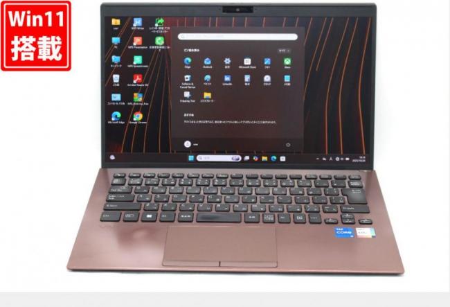 中古 4K対応 14型 SONY VAIO Pro PK VJPK21 Windows11 第11世代 i5-1135G7 16GB NVMe 256GB-SSD カメラ 無線Wi-Fi6 Office付き 中古パソコン 管:1809v