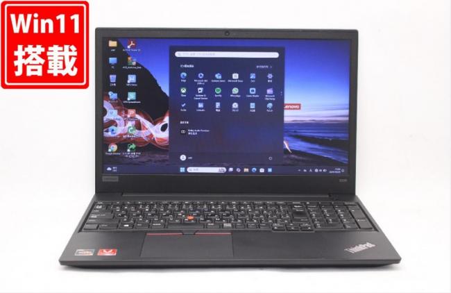 送料無料 即日発送 良品 15.6インチ Lenovo ThinkPad E595 Windows11 高性能 AMD Ryzen 5-3500U 16GB 爆速512GB-SSD カメラ 無線 Office付【ノートパソコン 中古パソコン 中古PC】