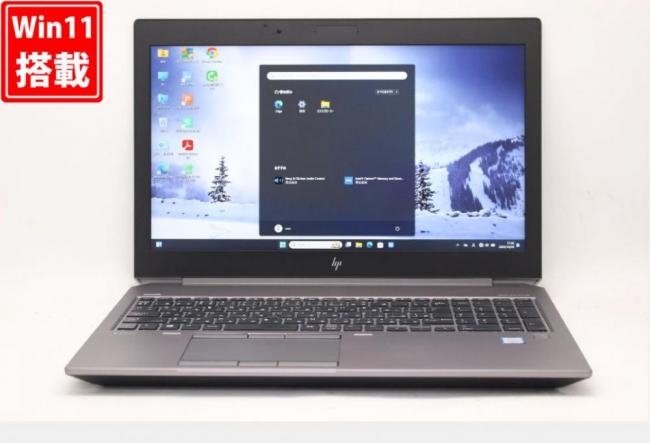 ゲーミングPC  NVMe 新品256GB-SSD + 1TB-HDD 良品 フルHD 15.6型 HP ZBook 15 G6 Windows11 九世代 i7-9750H 16GB NVIDIA Quadro T1000 無線Wi-Fi6 Office付 中古パソコン 管:1138v