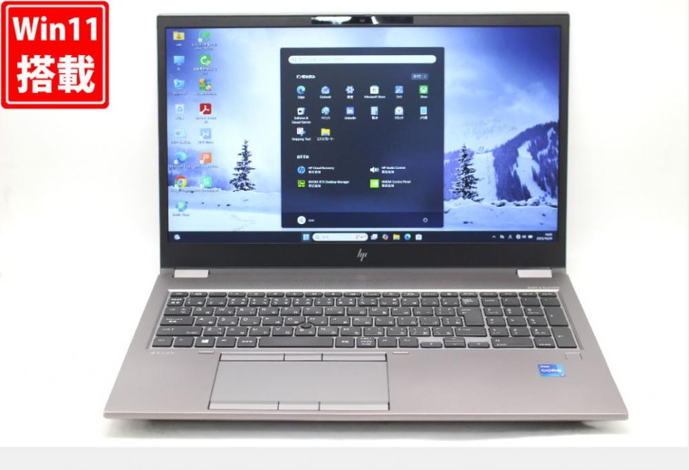 良品 フルHD 15.6型 HP ZBook Fury 15.6inch G8 Mobile Workstation Windows11 8コア 第11世代 i7-11800H 16GB NVMe 512GB-SSD NVIDIA T1200 Laptop GPU カメラ LTE 無線Wi-Fi6