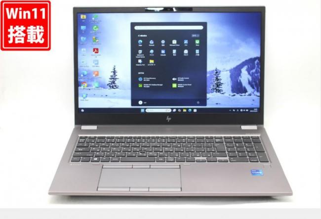 良品 フルHD 15.6型 HP ZBook Fury 15.6inch G8 Mobile Workstation Windows11 8コア 第11世代 i7-11800H 16GB NVMe 512GB-SSD NVIDIA T1200 Laptop GPU カメラ LTE 無線Wi-Fi6