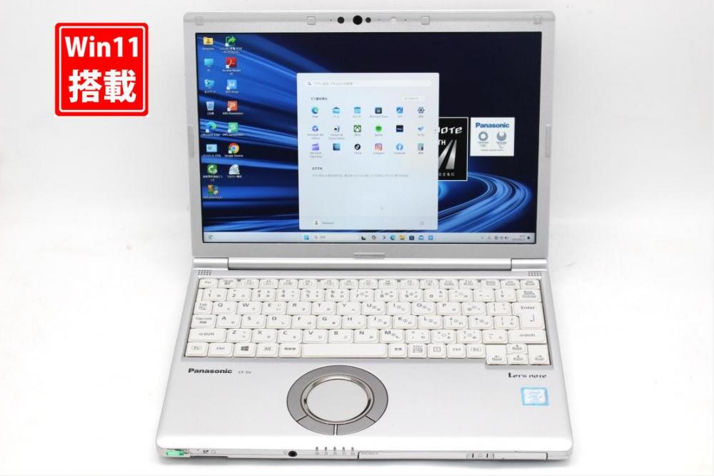 中古 フルHD対応WUXGA 12.1型 Panasonic Let's note CF-SV7UFKVS Windows11 第8世代 i7-8650u 16GB 512GB-SSD カメラ 無線 Office付き 中古パソコン 管:1546s