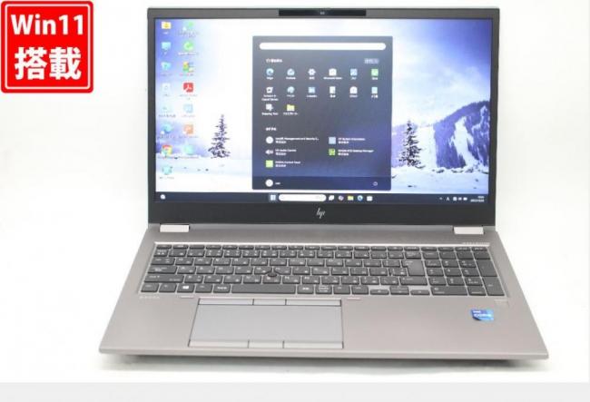 中古 フルHD 15.6型 HP ZBook Fury 15.6inch G8 Mobile Workstation Windows11 8コア 第11世代 i7-11800H 16GB NVMe 512GB-SSD NVIDIA T1200 Laptop GPU カメラ LTE 無線Wi-Fi6