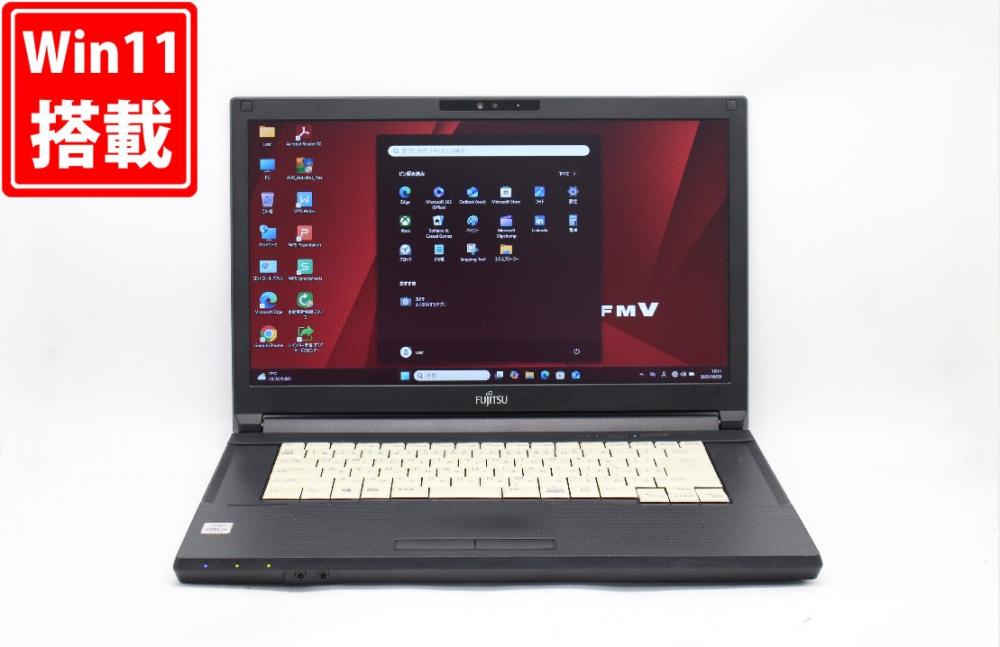 中古 15.6型 Fujitsu LIFEBOOK A5510D Windows11 第10世代 i5-10310U 8GB 128GB-SSD カメラ 無線Wi-Fi6 Office付き 中古パソコン 管:1726j