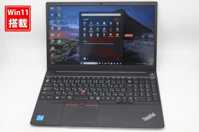 中古美品 フルHD 15.6型 Lenovo ThinkPad E15 Gen2 Windows11 第11世代 i5-1135G7 8GB NVMe 256GB-SSD カメラ 無線 Office付き 中古パソコン 管:1455s