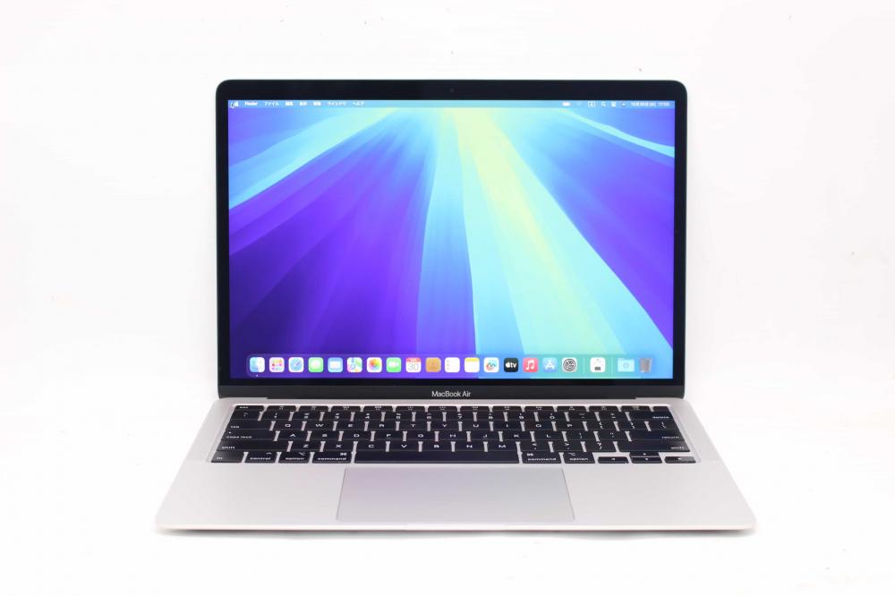 良品 2K対応 13.3型 Apple MacBook Air A2179 (2020年) macOS Sequoia(正規Win11追加可) 第10世代 i5-1030NG7 16GB NVMe 256GB-SSD カメラ 無線 中古パソコン 管:1710j