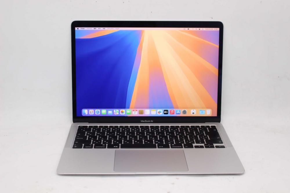 中古 2K対応 13.3型 Apple MacBook Air A2179 (2020年) macOS Sequoia(正規Win11追加可) 第10世代 i3-1000NG4 8GB NVMe 256GB-SSD カメラ 無線 中古パソコン 管:1052j