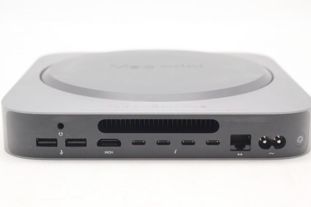 レインボー家電 / 中古美品 Apple Mac Mini A1993 Late-2018 macOS 15 Sequoia(正規Win11追加可)  八世代 i7-8700B 32GB NVMe 512GB-SSD 無線 中古パソコン 管:1453h