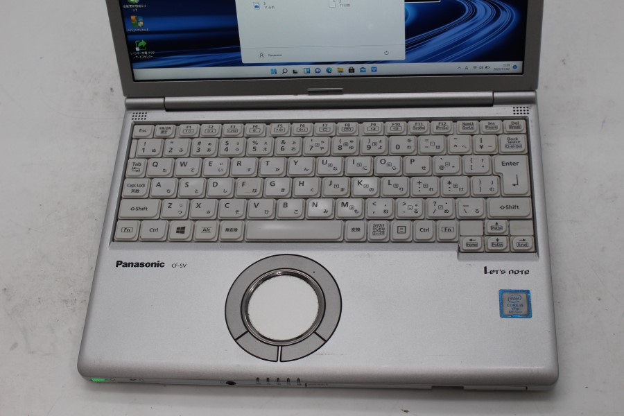  良品 フルHD 12.1インチ Panasonic CF-SV7TDEVS Windows11 八世代 i5-8350U 8GB  256GB-SSD カメラ 無線 Office付 中古パソコンWin11 税無