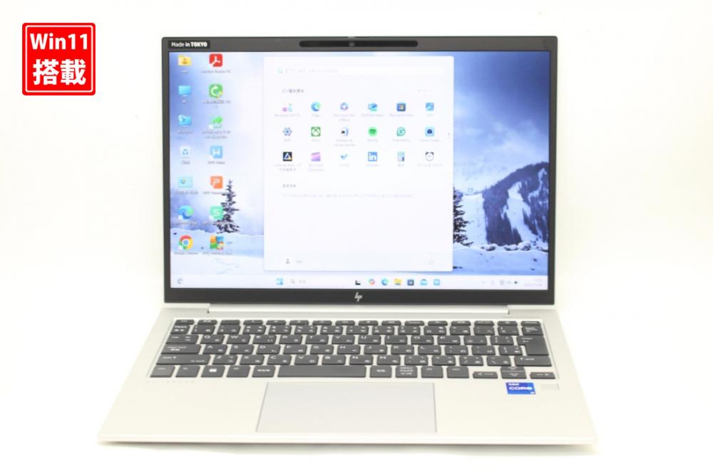 中古美品 フルHD対応WUXGA 13.3型 HP EliteBook 830 G9 Windows11 10コア 第12世代 i7-1255u 16GB NVMe 512GB-SSD カメラ 無線Wi-Fi6 Office付き 中古パソコン 管:1277k