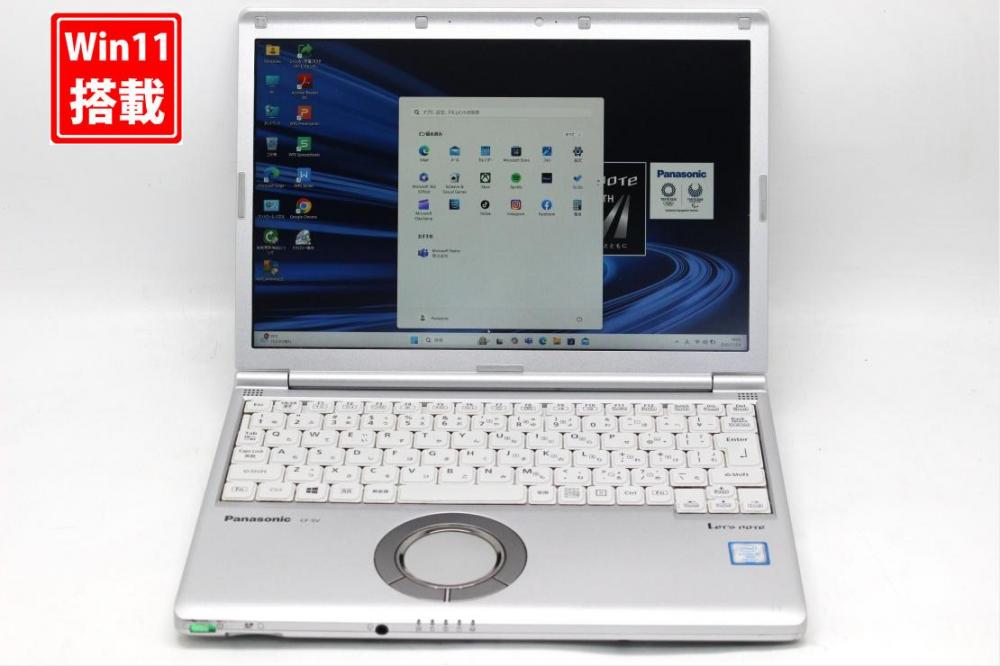 中古良品 フルHD対応WUXGA 12.1型 Panasonic Let's Note CF-SV8T12VS Windows11 第8世代 i5-8365U 8GB 256GB-SSD 無線 Office付き 中古パソコン 管:1348s