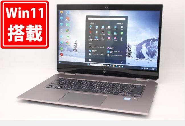 良品 フルHD タッチ 15.6型 HP ZBOOK Studio X360G5 Windows11 八世代 i7-8750H 32GB NVMe 512GB-SSD NVIDIA Quadro P1000 カメラ LTE 無線 Office付 中古パソコン 管:1026m