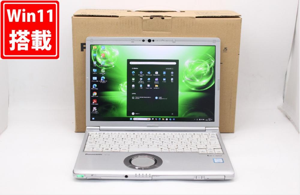 中古 フルHD 12.1型 Panasonic Let's note CF-SV73FRQR Windows11 八世代 i7-8550U 8GB 512GB-SSD カメラ LTE 無線 Office付 中古パソコン 管:1015j