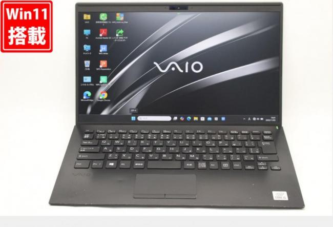 中古美品 フルHD 14型 SONY VAIO VJPK13C11N Windows11 第10世代 i5-1035G1 8GB NVMe 256GB-SSD カメラ 無線Wi-Fi6 Office付き 中古パソコン 管:1449v